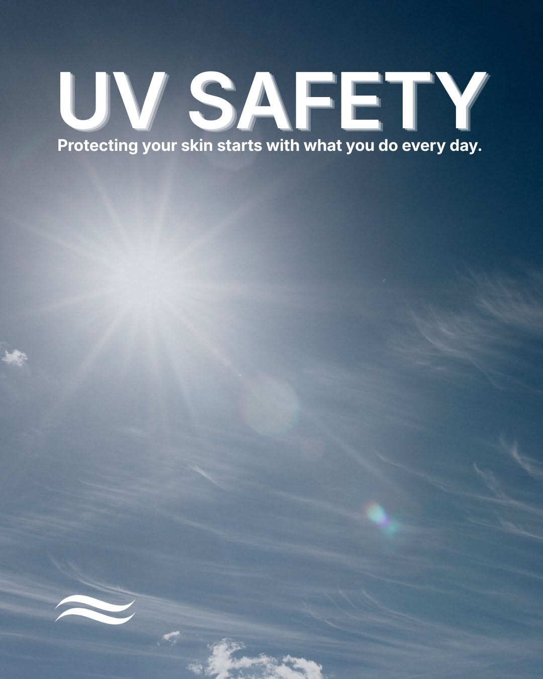 Instagram post by Dr. Stewart Little: July is UV Safety Month, and it’s an important reminder that protecting your skin is not just about avoiding a sunburn. (Though that doesn’t…