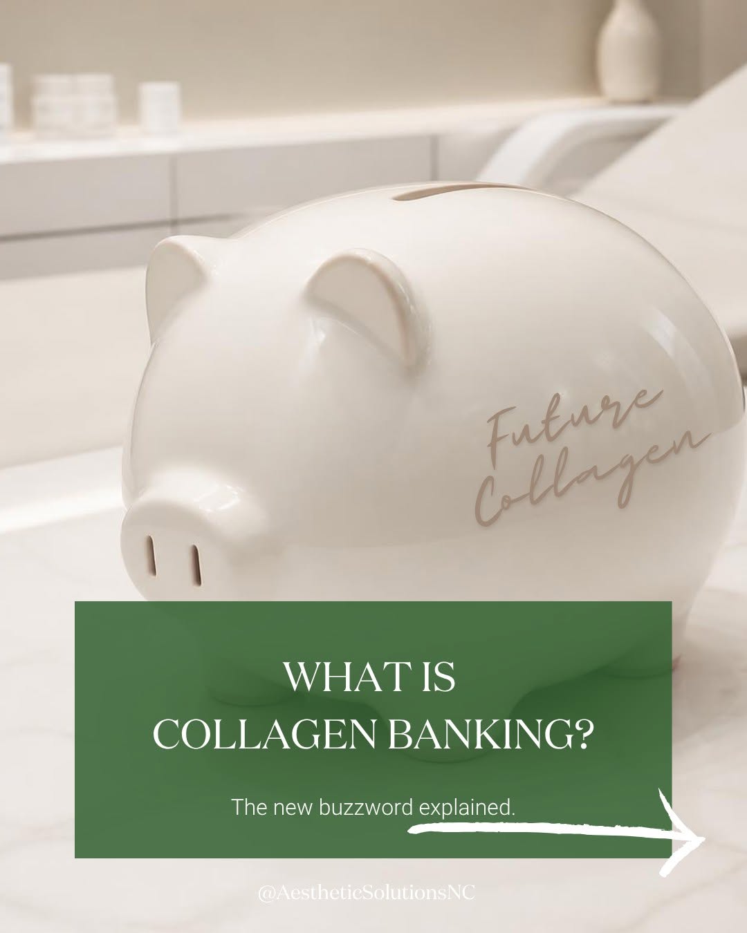 Instagram post by Dr. Sue Ellen Cox: What exactly is “collagen banking”? The buzzword is new - but the concept isn’t! In a recent blog, Dr. Lisa Ishii breaks down what collagen …