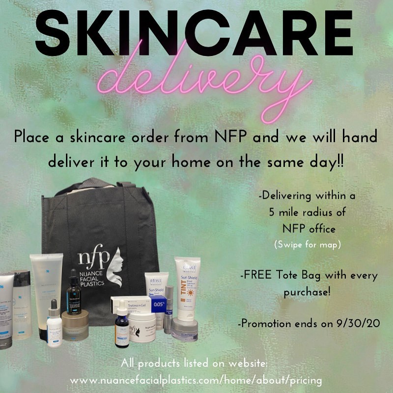 Instagram post by Dr. Summit Kundaria: 🚨New Promotion🚨 Skincare delivered straight to your door! Call today to place your order and have your skincare delivered the same day!! #…