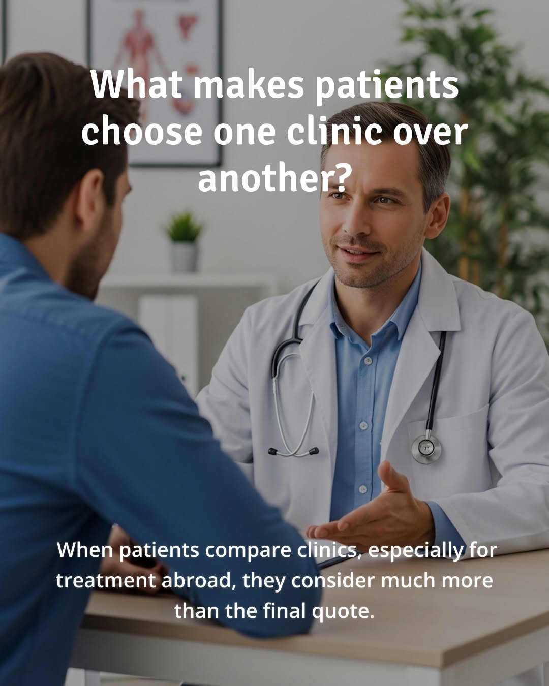 Instagram post by Dr. Sunny Park: What makes a patient choose one clinic over another? Price matters, but it is only one part of the decision. Before booking treatment, patie…
