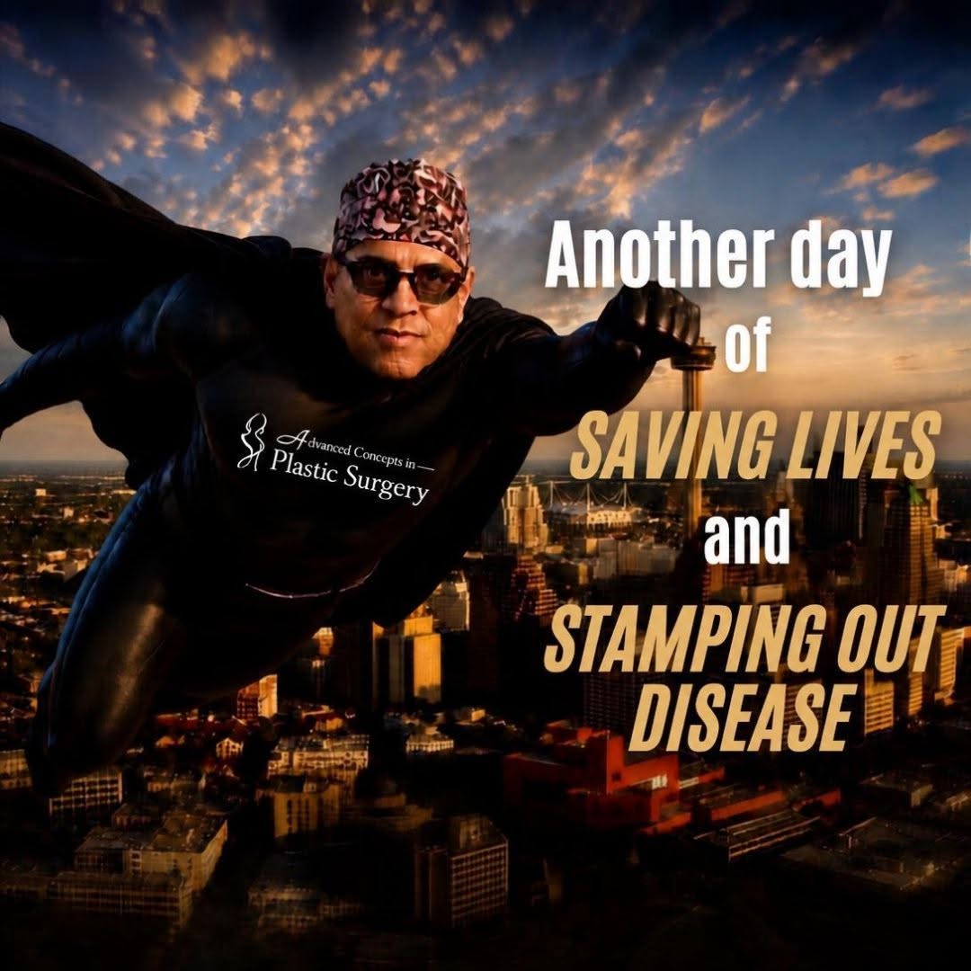 Instagram post by Dr. Suresh Koneru: 🧑🏾⚕️ Another day of saving lives & stamping out disease. Behind the cape is a surgeon who does so much more than surgery. Dr. Koneru work…