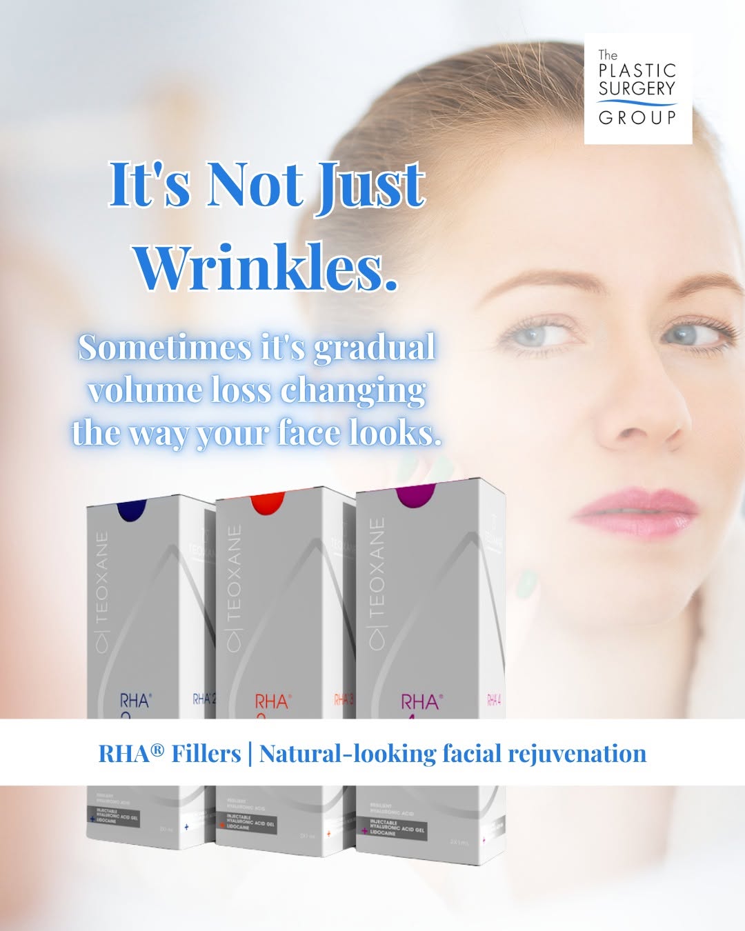 Instagram post by Dr. Susan M. Gannon: Sometimes it’s not about treating wrinkles, it’s about restoring the volume that gradually changes the way your face looks. ✨ RHA® Fillers a…