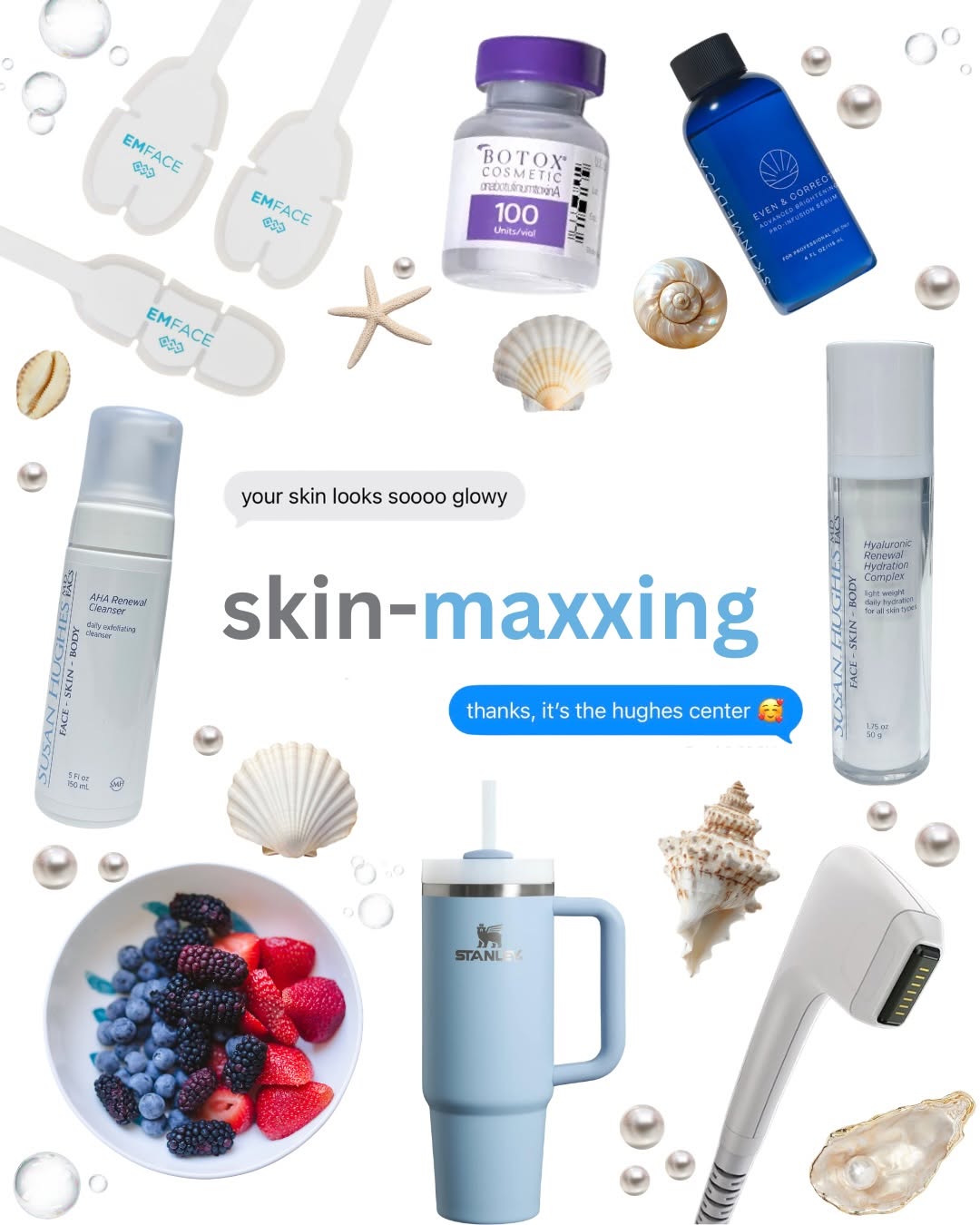 Instagram post by Dr. Susan M. Hughes: We’re Hughes-maxxing all summer long with savings for every month! Our July promos are almost gone, so don’t forget to take advantage of Sum…
