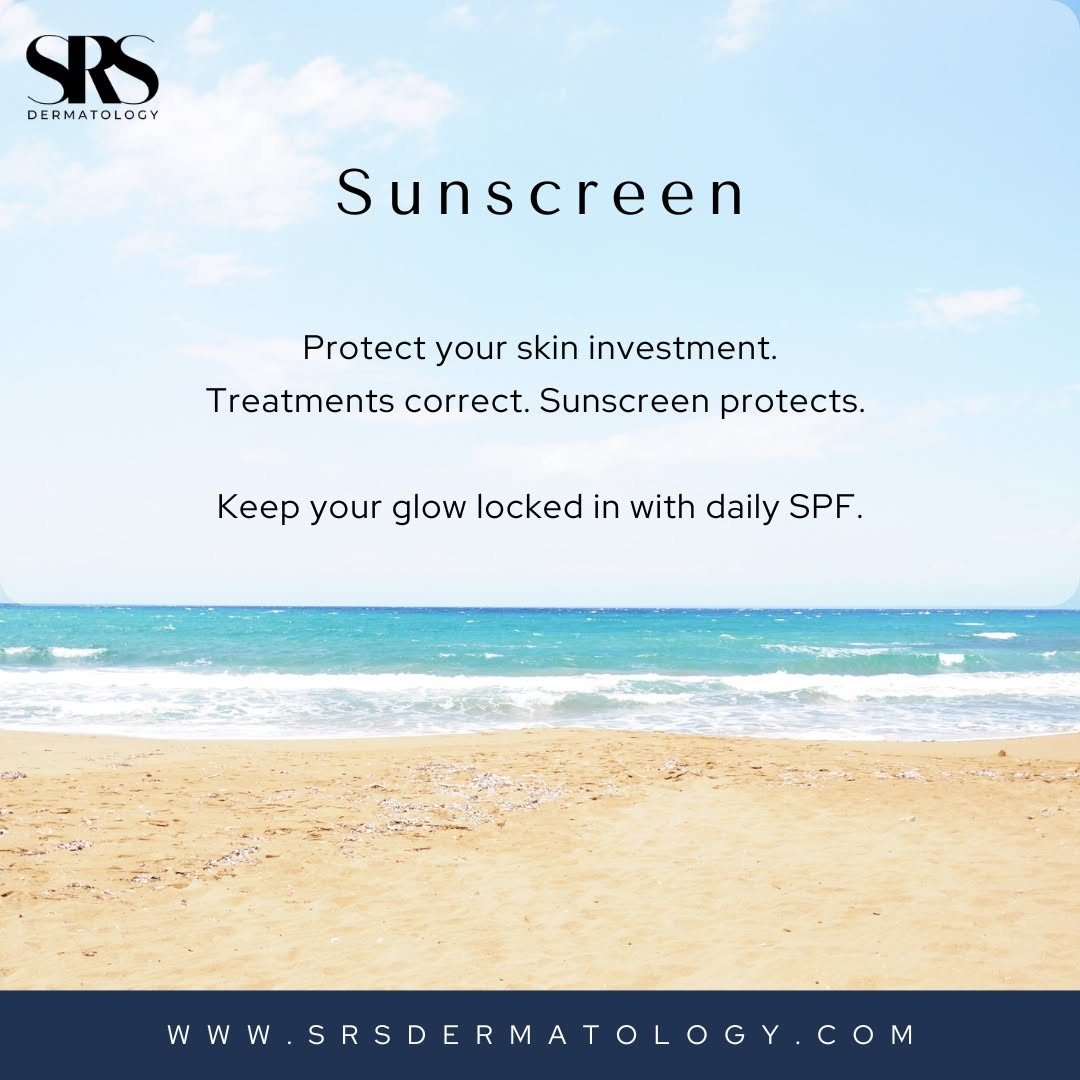 Instagram post by Dr. Suzanne Sirota Rozenberg, DO, FAOCD, FAAD: All the best clinical treatments in the world won't matter if you skip this one daily step! Think of sunscreen as your skin's insurance poli…