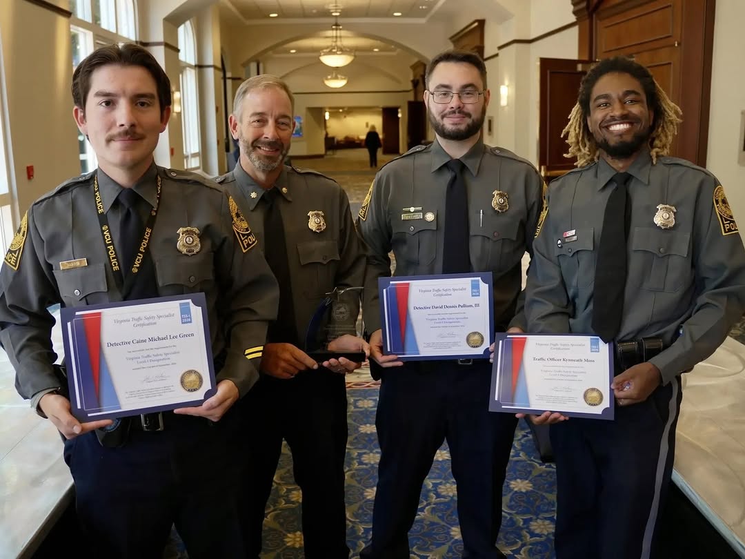 Instagram post by Dr. Tae Chong: Congratulations to VCU Police for being honored by the Virginia Association of Chiefs of Police with the 2026 “Campus Roadway and Pedestrian…