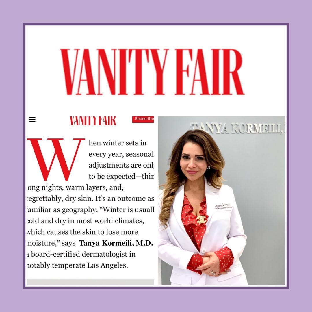 Instagram post by Dr. Tanya Kormeili: One of the best parts of being a dermatologist is helping all people - whether that’s in or outside my practice💜🥰 Absolutely a joy to have…