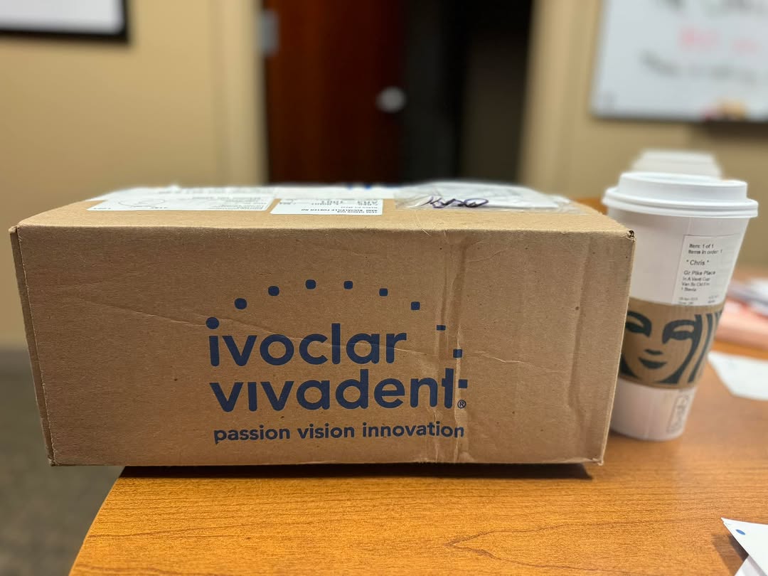 Instagram post by Dr. Tara Hardin, DDS: Thank you to the best dental manufacturer, Ivoclar for always supporting their doctors and raising the bar on dental materials. I received m…