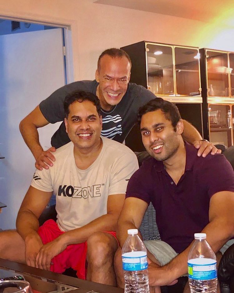 Instagram post by Dr. Tarik Husain: “In time of test, family is best.”