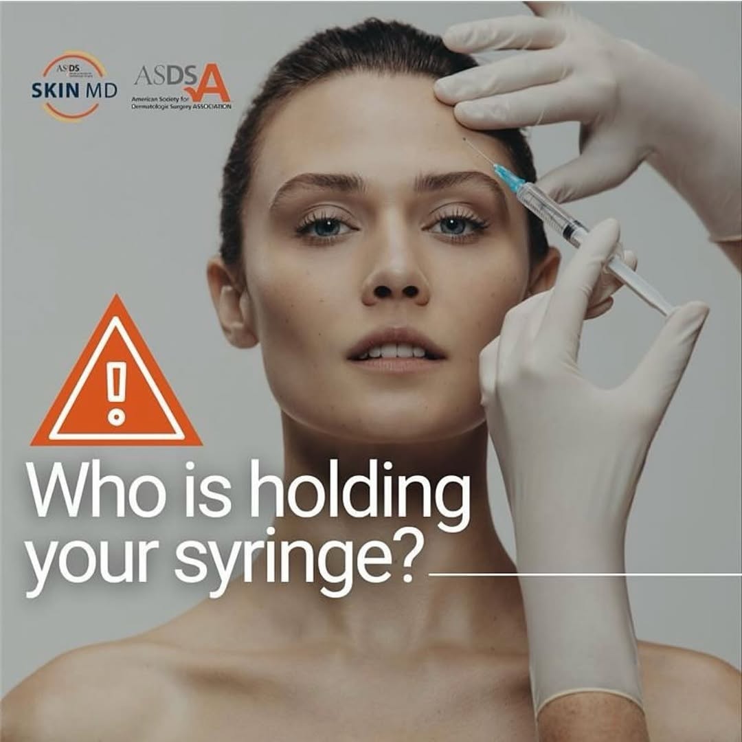 Instagram post by Dr. Ted Brezel: Who is holding your syringe? 💉At Glendale Dermatology we are a trusted practice with safety being our top priority. Dr. Brezel is a board-c…