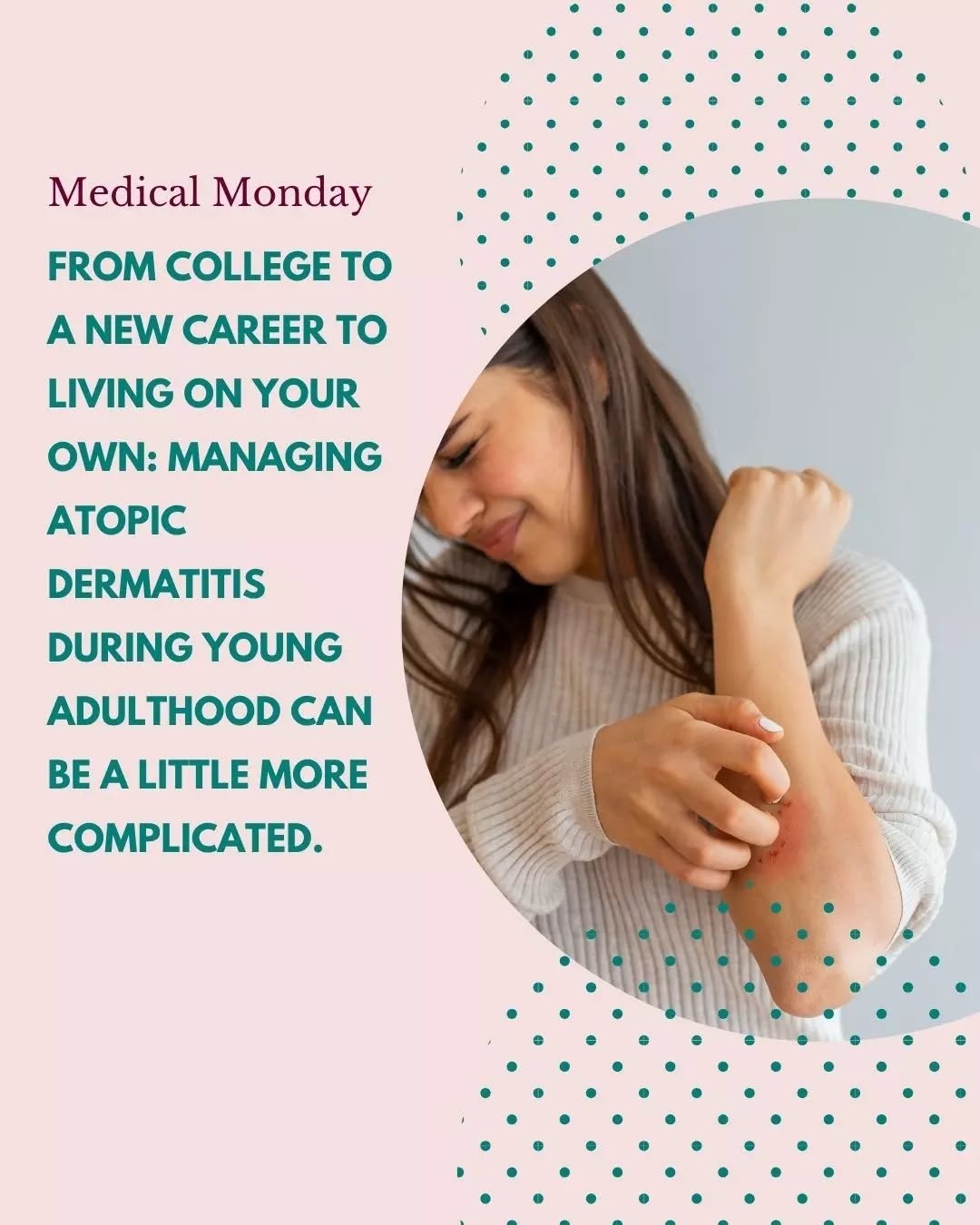 Instagram post by Dr. Teresa Mann: 🎓 New school. New schedule. New responsibilities. Same (or worse) itch? Big life transitions—like heading to college or living on your own—…