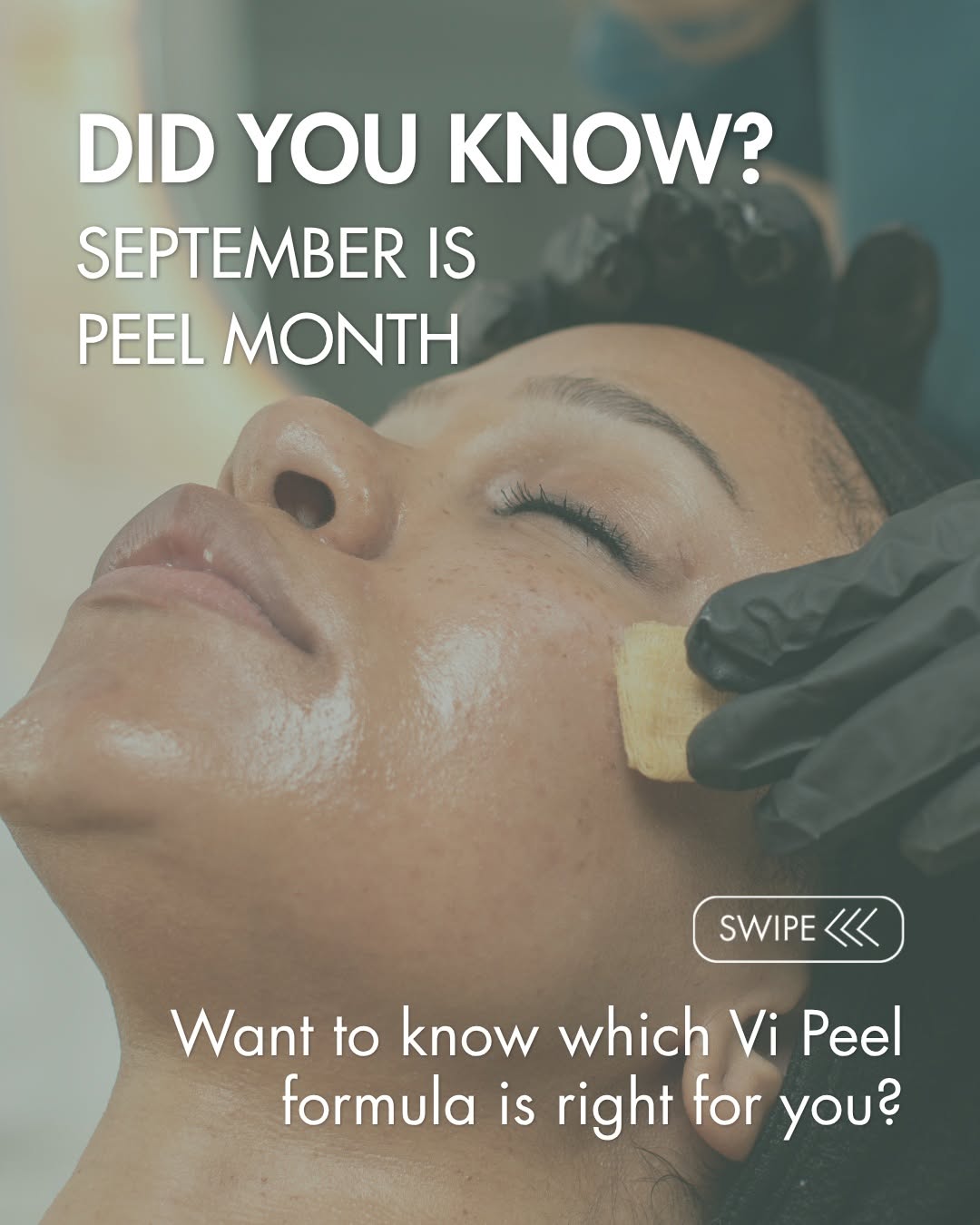 Instagram post by Dr. Terry J. Perkins: Want to know why your aesthetician calls September peel season? Whether you're looking to treat wrinkles and fine lines, discoloration, or a…