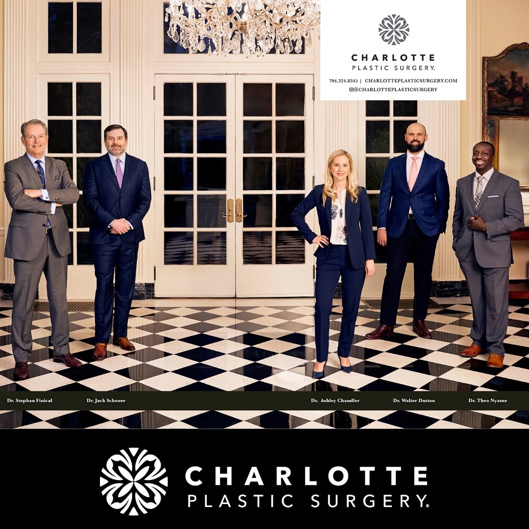 Instagram post by Dr. Theodore Nyame: Charlotte Plastic Surgery is featured in this year’s edition of @tsgcharlotte , and we’re honored to be included among the city’s most trust…