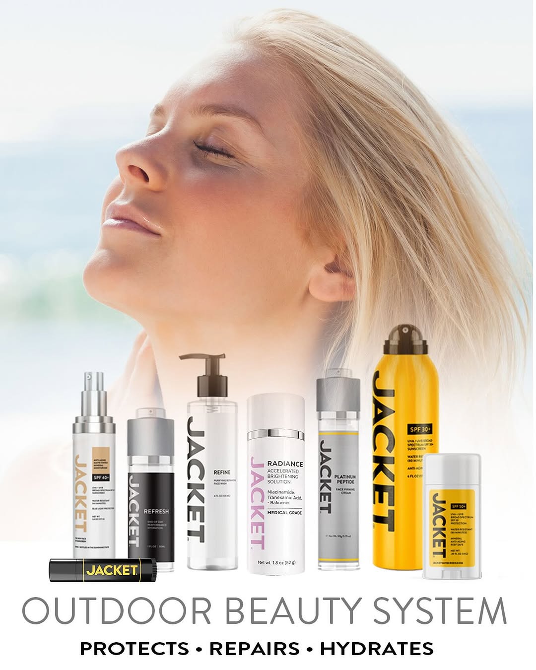 Instagram post by Dr. Thomas Balshi: Dr. Balshi is the proud founder of JACKET Outdoor Beauty System, a collection of antioxidant-enriched, bio-stimulating products that optimiz…