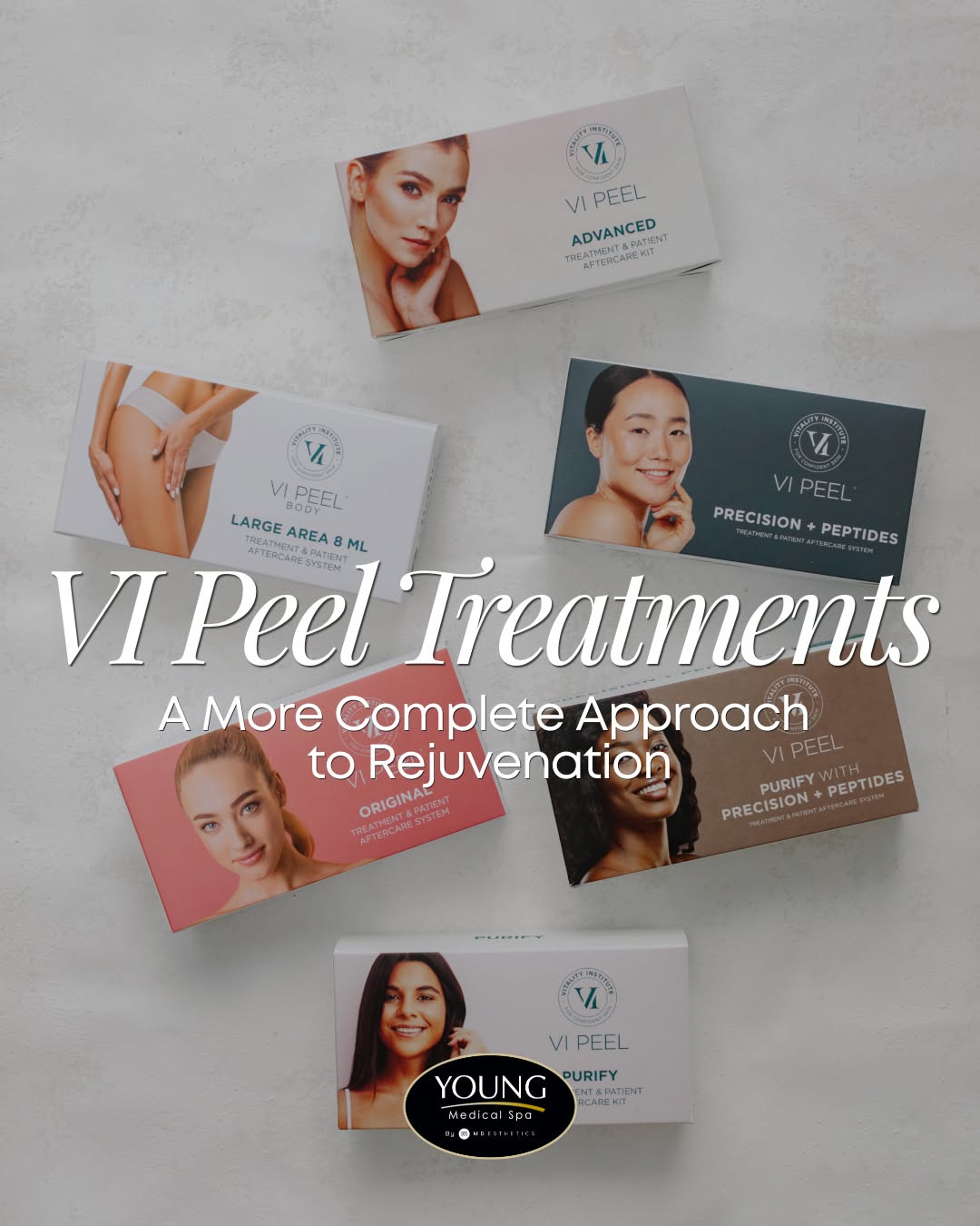 Instagram post by Dr. Thomas E. Young: VI Peel® treatments can be a powerful pairing when thoughtfully planned.⁠ ⁠ Designed to support the skin itself, VI Peels® help improve the …