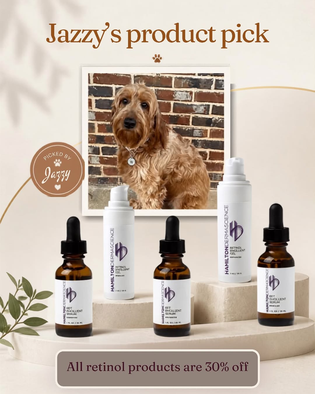 Instagram post by Dr. Tiffani Hamilton: Don’t forget to shop Jazzy’s product picks of the month in office & online! #septemberspecial #retinol