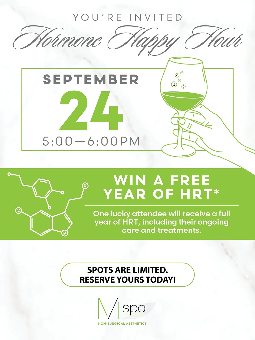 Instagram post by Dr. Tiffany McCormack: Curious about your hormones? Join us for a relaxed, intimate evening of HRT education, honest answers, and open conversation with Ashlie, AP…