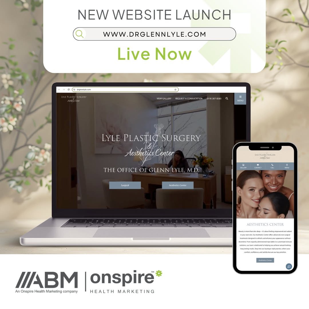 Instagram post by Dr. Tim Sayed: We’re excited to unveil the fully redesigned website for Lyle Plastic Surgery Center! Crafted to mirror the precision, care, and professiona…