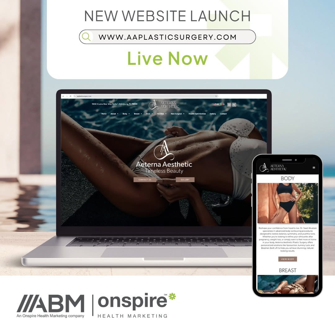 Instagram post by Dr. Tim Sayed: We’re thrilled to announce the launch of the brand-new website for Aeterna Aesthetic Plastic Surgery—now live at aaplasticsurgery.com. This …