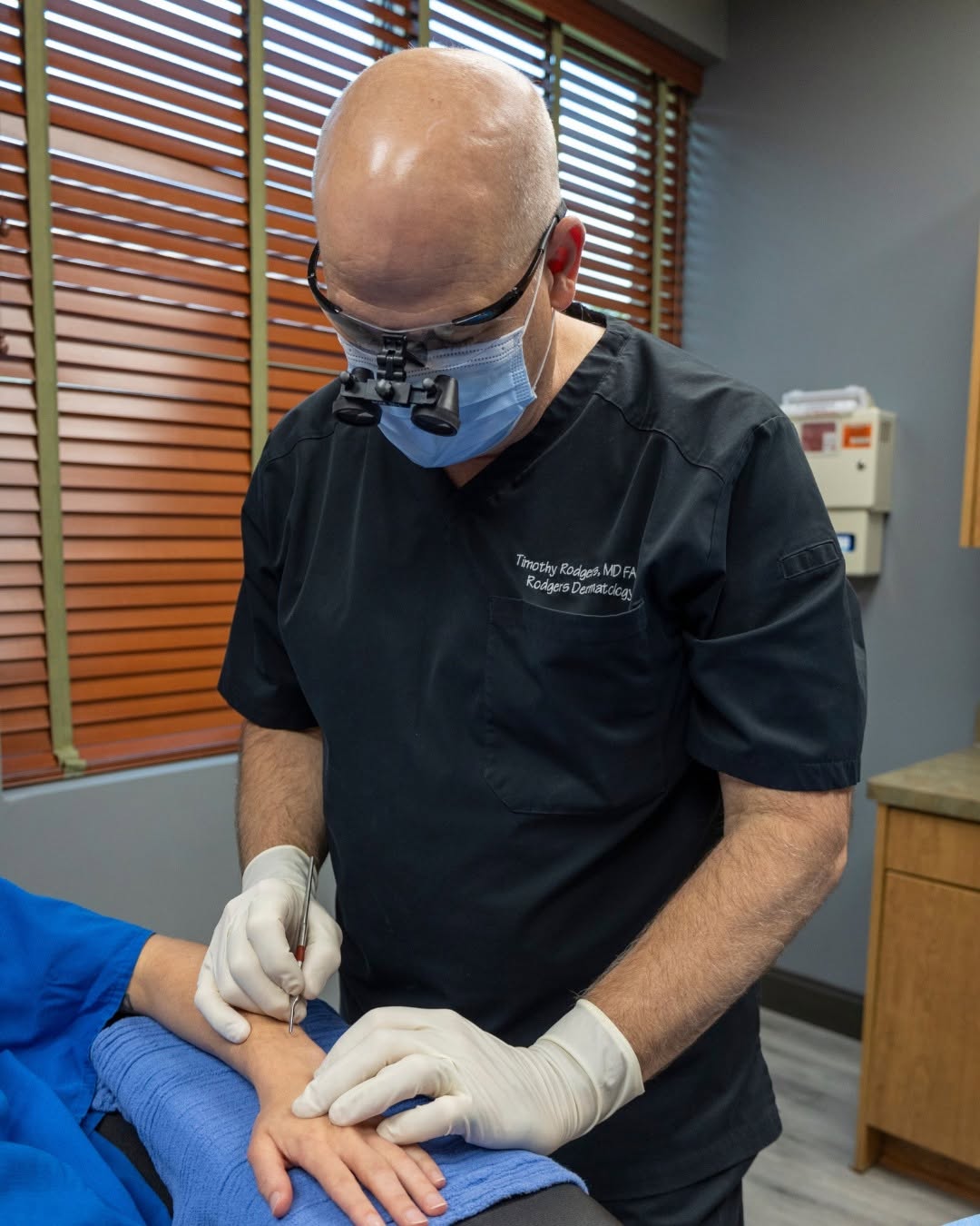 Instagram post by Dr. Timothy G. Rodgers: With fall schedules filling up fast, now's a good time to lock in your annual skin check. A full body exam lets our team look closely at mol…