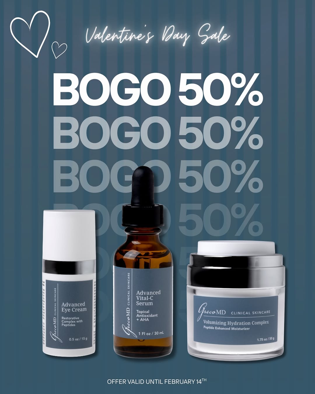 Instagram post by Dr. Timothy M. Greco: Clinical grade skincare is for lovers 😍 Perfect your daily routine with a lineup designed to restore, protect and hydrate your skin. 🤍 Now…