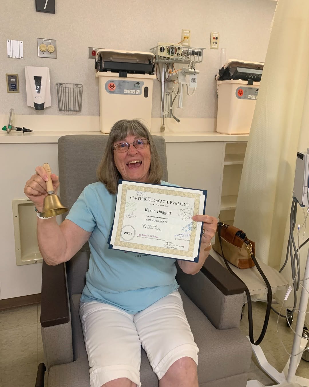 Instagram post by Dr. Todd Baker: Since removing a malignant mole from her right forearm in 2001, Karen has kept up with her cancer screenings, seen her doctors regularly and…