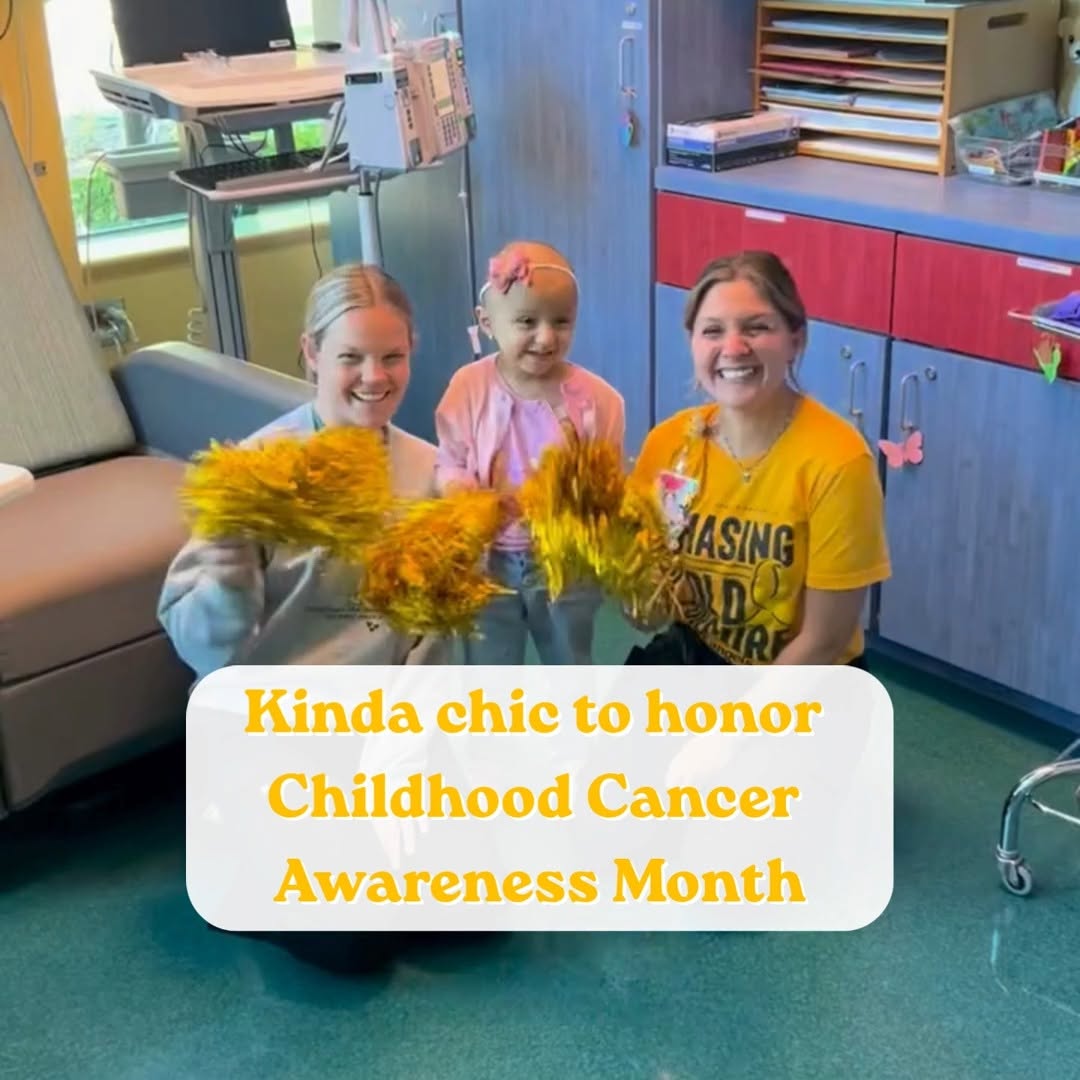 Instagram post by Dr. Todd Baker: Kinda chic to fight cancer with courage 🎗️ We are proud to celebrate our brave cancer patients and families whose strength and courage driv…