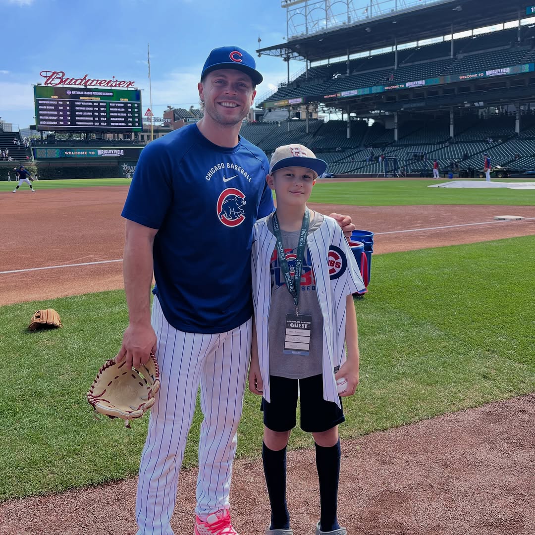 Instagram post by Dr. Todd Baker: Meet Erik! 👋 Erik’s journey with Advocate Children’s Hospital began this spring when a growing lump that he discovered himself ultimately l…