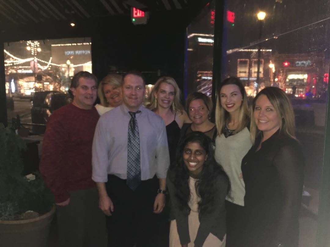 Instagram post by Dr. Todd Kerner: Dublin Physical Medicine staff Christmas party. Thanks Smith and Wollensky 🎉🎄