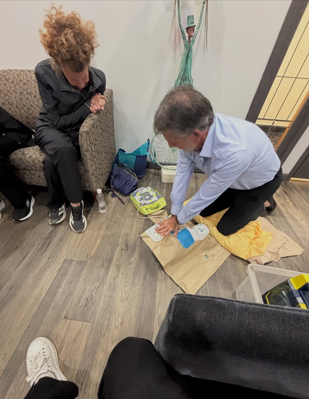 Instagram post by Dr. Todd Pollock: Patient safety is always a priority at North Dallas Plastic Surgery. 🤍 Our team recently renewed our CPR training to ensure we stay prepare…