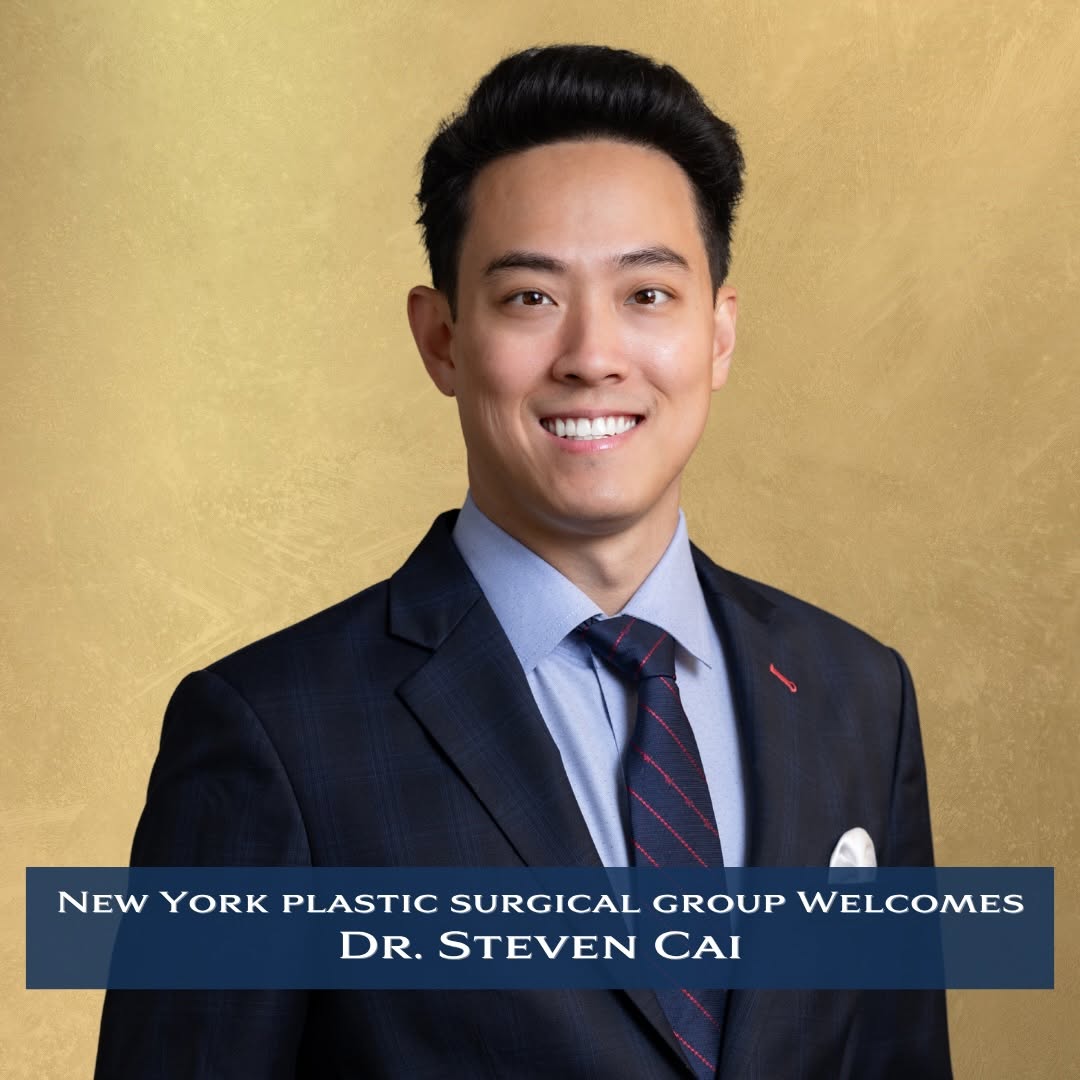 Instagram post by Dr. Tommaso Addona: Please join us in welcoming Dr. Steven Cai to the New York Plastic Surgical Group family! Dr. Cai is a recent graduate of our Independent Re…