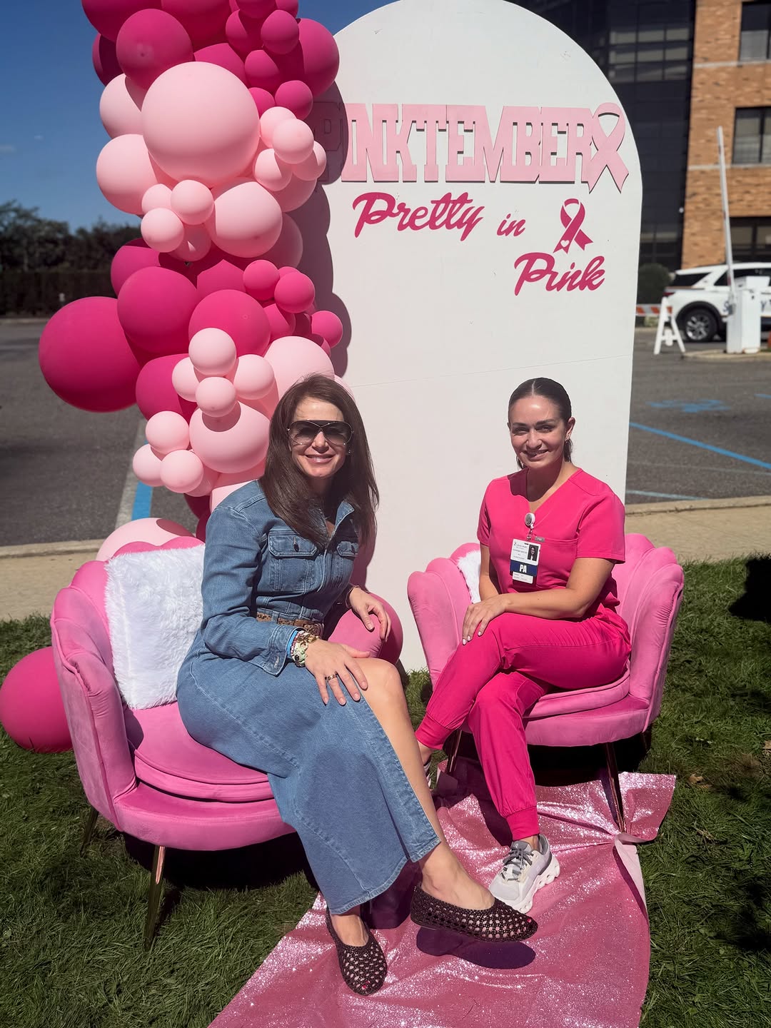 Instagram post by Dr. Tommaso Addona: Yesterday, we kicked off Breast Cancer Awareness with Pinktember at Mercy Hospital! 🎀 This special event brought together survivors, patien…