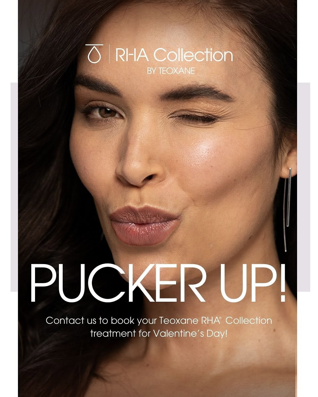 Instagram post by Dr. Tracy Kuykendall: Guess what? Valentine’s Day is around the corner! RHA filler is used for plumber lips and cheeks or any other volume loss in the lower half …