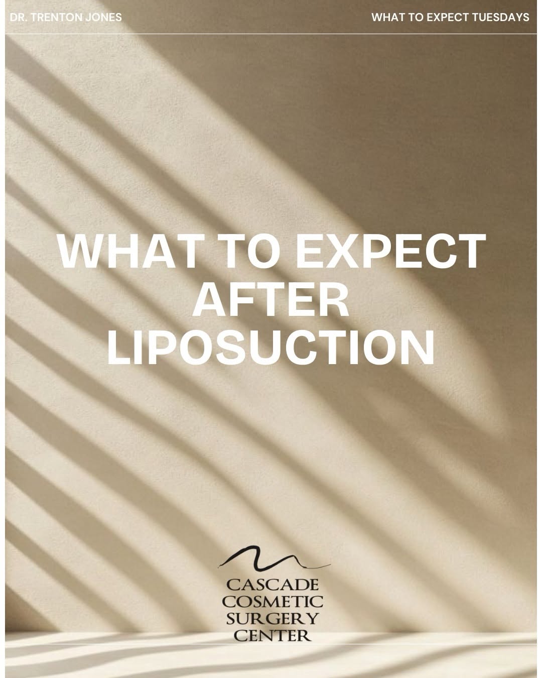 Instagram post by Dr. Trenton C. Jones: Liposuction isn’t an instant fix, it’s a journey✨ Here is what recovery can look like so you can feel confident and prepared. Have questions…