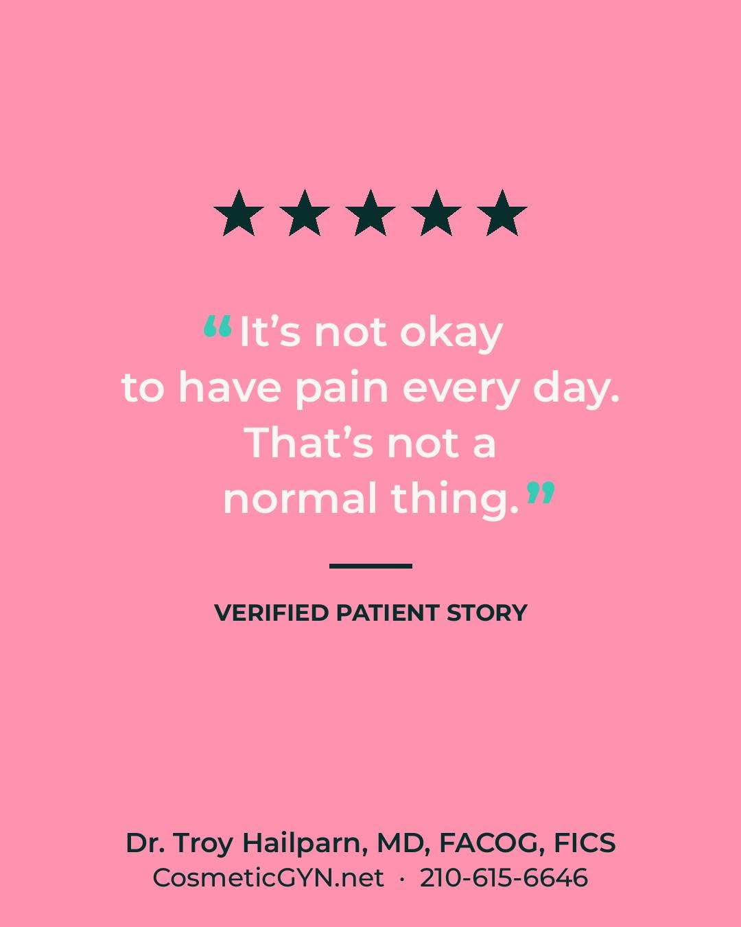 Instagram post by Dr. Troy Robbin Hailparn: Most women don't bring it up. Not because it isn't affecting them, but because they've quietly decided it's just how their body is — or that…