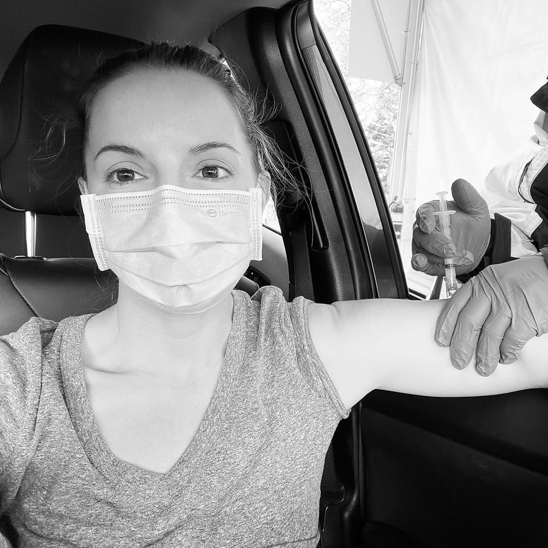 Instagram post by Dr. Tyler C. Street: I am so grateful to have gotten my first COVID immunization yesterday in preparation to volunteer with the Medical Reserve Corp. Napa County…
