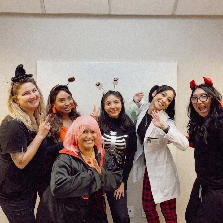 Instagram post by Dr. Tyler C. Street: 👻Spooky times here at VDPS 👻!!! Wishing you all a fun and safe Halloween weekend!!! ✨🦇👻🎃🍭🍬💀✨ #halloween #dermatology #plasticsurgery…