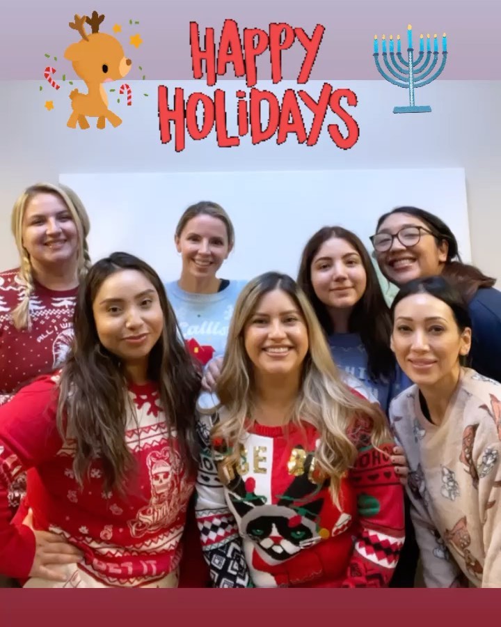 Instagram post by Dr. Tyler C. Street: Wishing you all a very happy holiday season from everyone here at Vally Dermatology & Plastic Surgery! 🎄✨🎉🎊🍾🥳👏🏼 #happyholidays #derma…