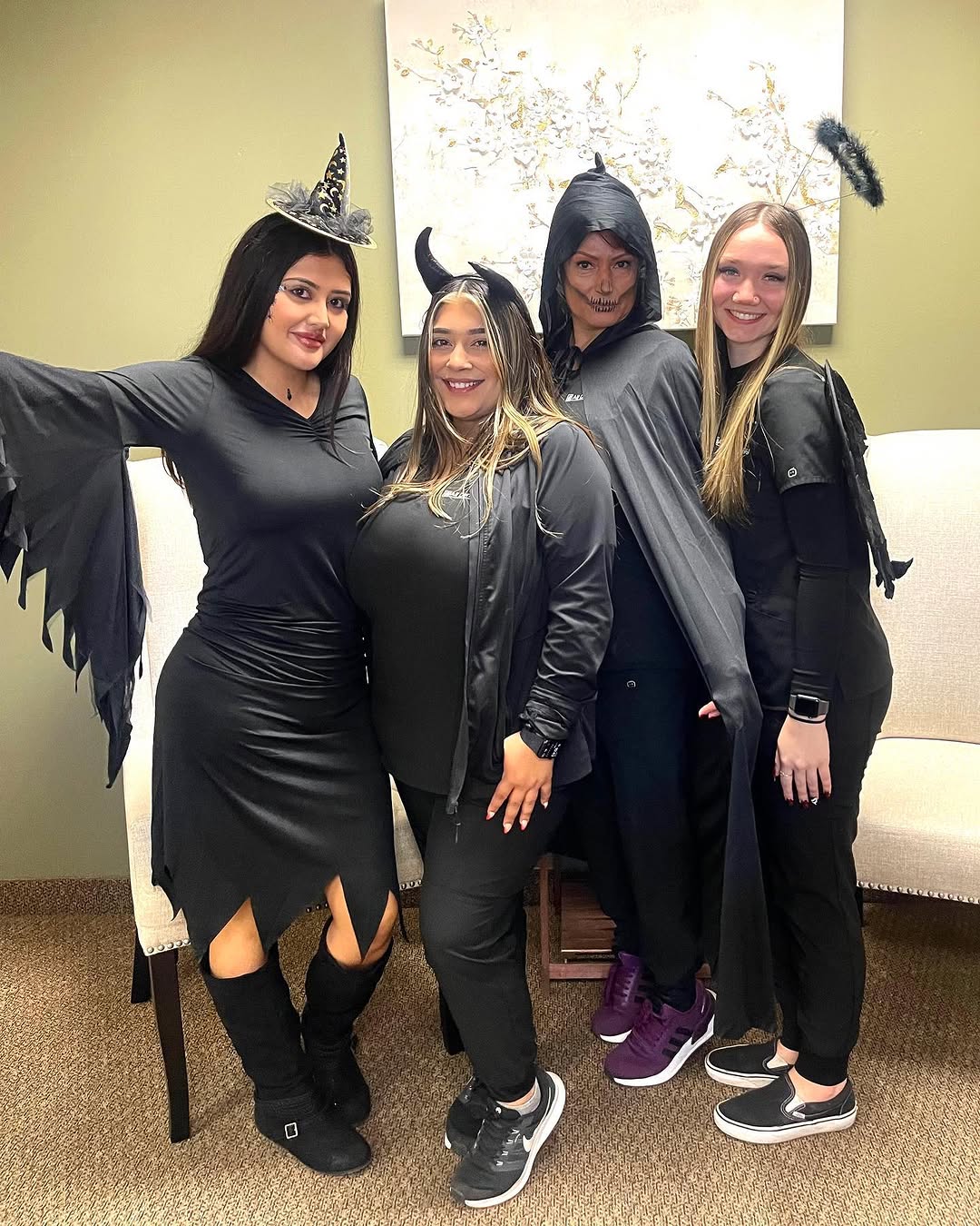 Instagram post by Dr. Tyler Moss, DO: Happy Halloween from our Surprise location! 👻 🖤 #halloween #pumpkin #derm #dermatology #surprise #surpriseaz #surprisearizona #arizona #de…