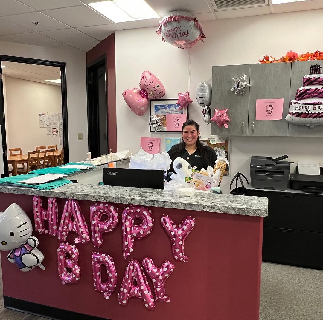 Instagram post by Dr. Tyler Moss, DO: Happy birthday to our Mohs Tech/ Surgical Assistant Blanca 🥳🥳 We are so lucky to have you!