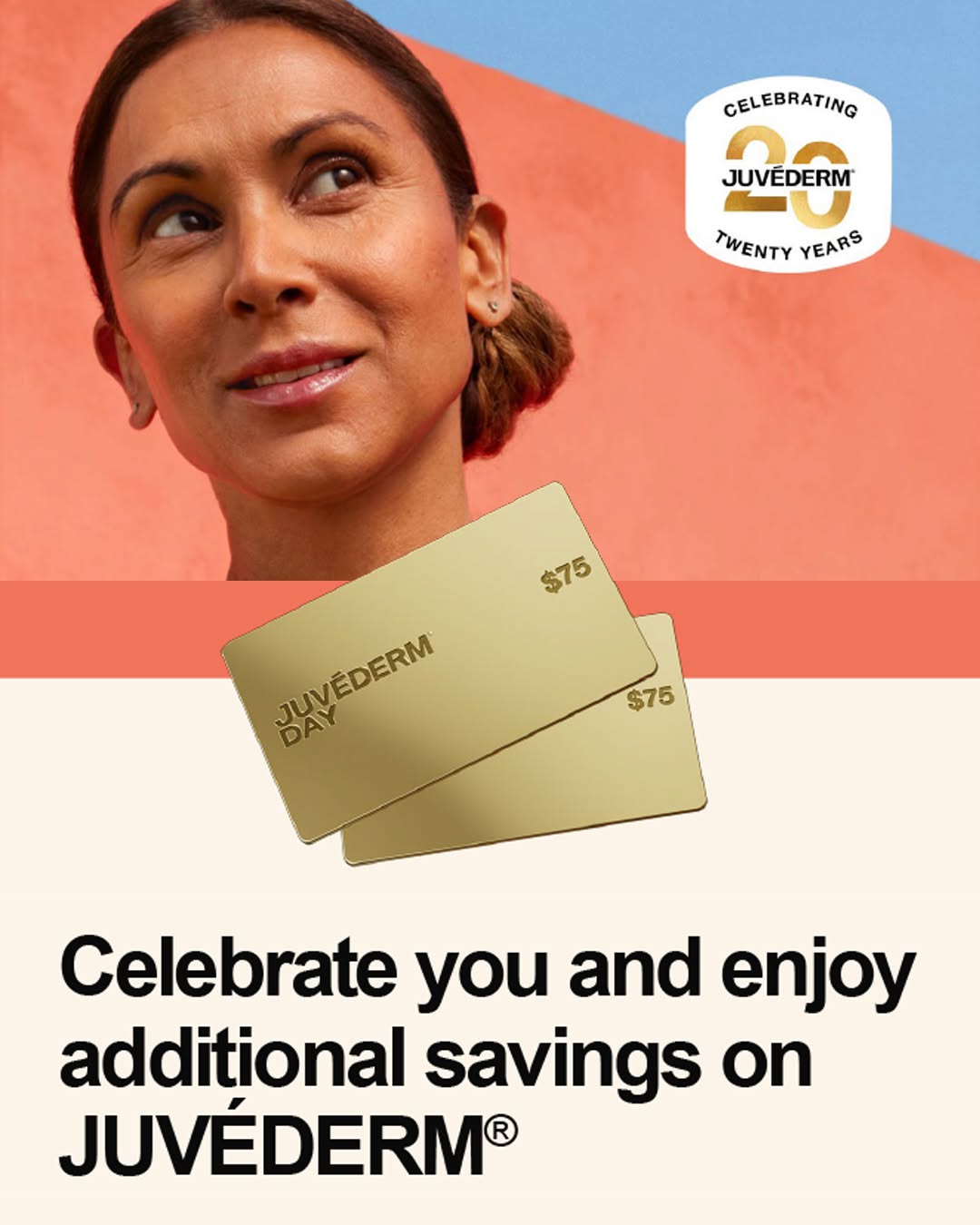 Instagram post by Dr. Vaishali B. Doolabh: For our valued patients, as a thank you for your trust and loyalty to the practice, use your JUVÉDERM® Day gift card when injected by Dr. Do…