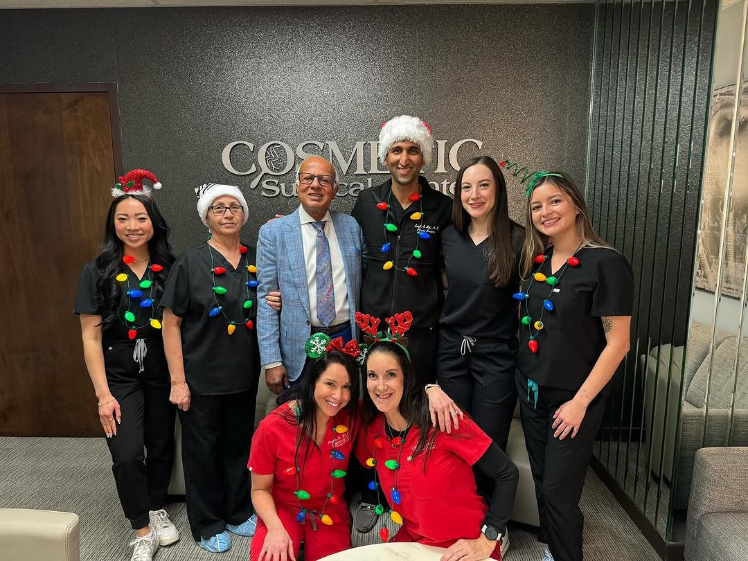 Instagram post by Dr. Vasdev Rai: Happy holidays from all of us here at the Cosmetic Surgical Center!