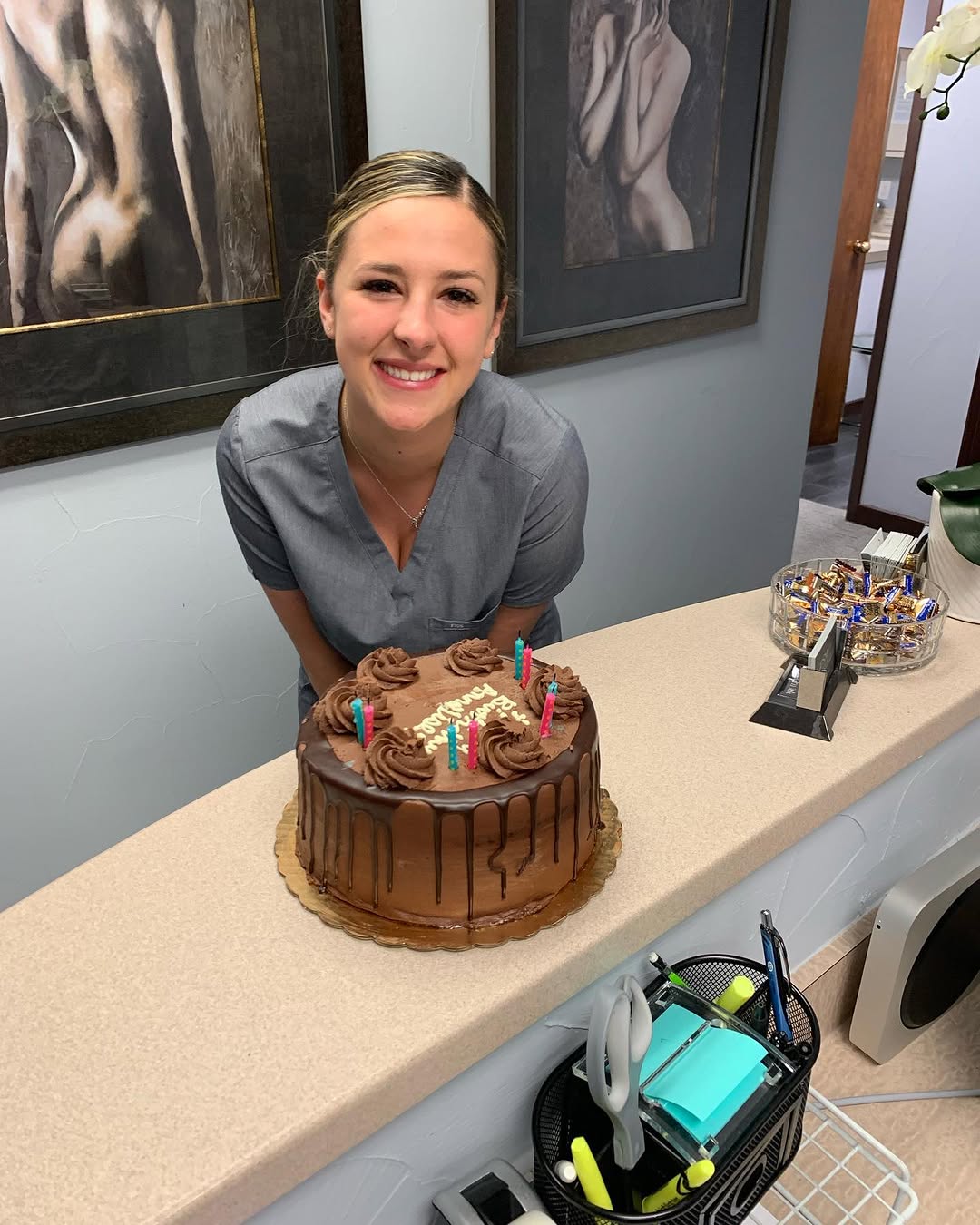 Instagram post by Dr. Vasdev Rai: Happy Birthday to wonderful nurse Annalise!