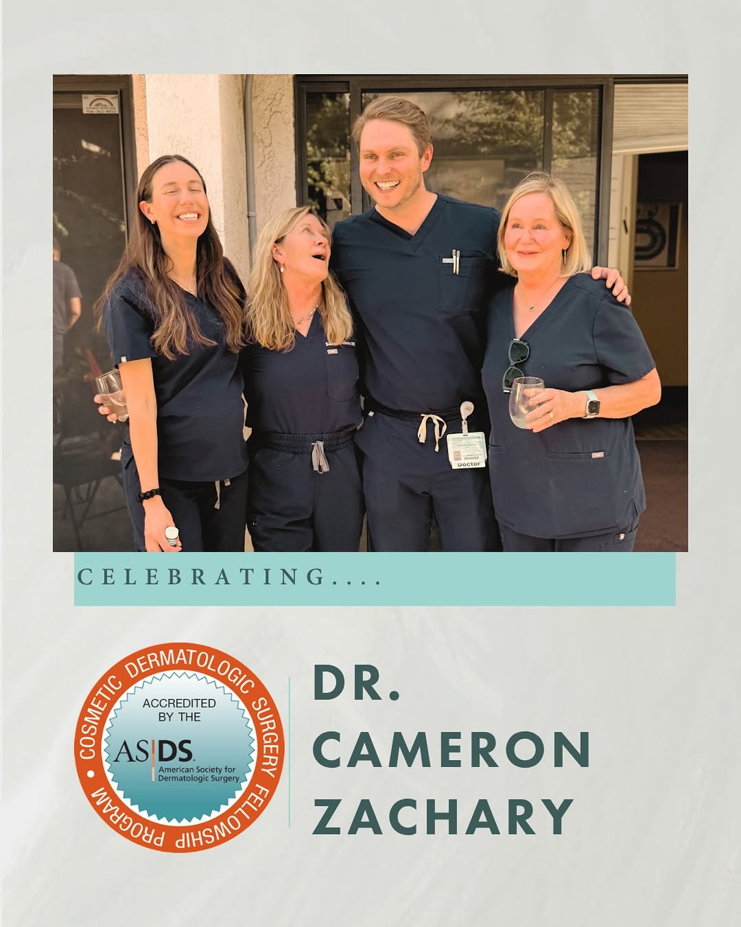Instagram post by Dr. Vera A. Chotzen: 🎓 Celebrating the Successful Completion of Dr. Cameron Zachary’s ASDS Fellowship! Every fellowship is more than advanced training—it is a s…