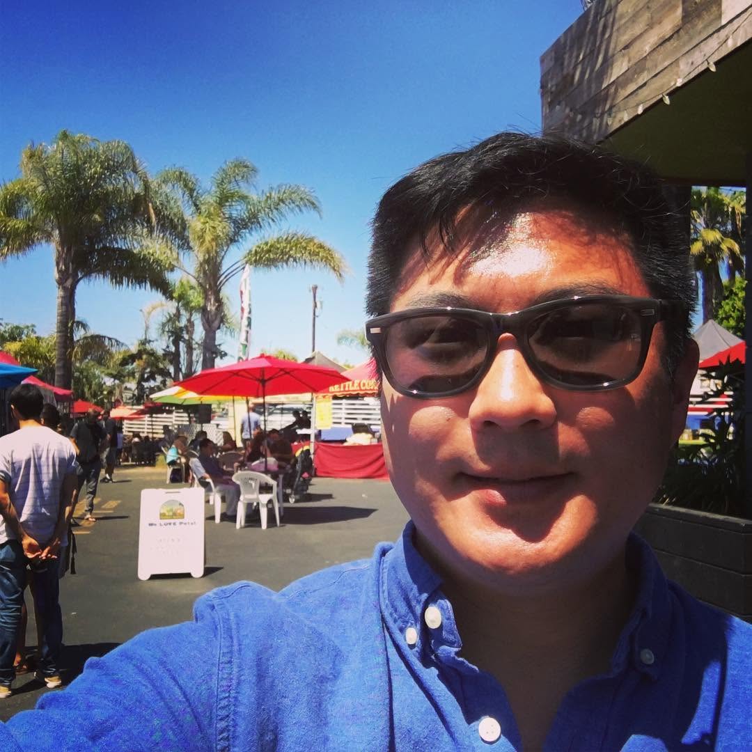 Instagram post by Dr. Victor Chung: It's National Small Business Week Supporting #smallbusiness by going to my local #farmersmarket. #ljfps #solanabeach #sandiego