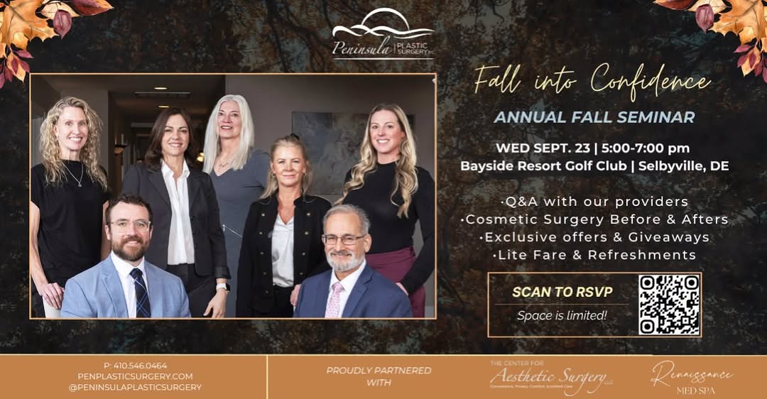 Instagram post by Dr. Vincent J. Perrotta: 🍂Fall into Confiendence at our Annual Fall Seminar🍂 Join us Wednesday, Sept. 23rd at Signatures by Bayside Resort Golf Club for an evening…