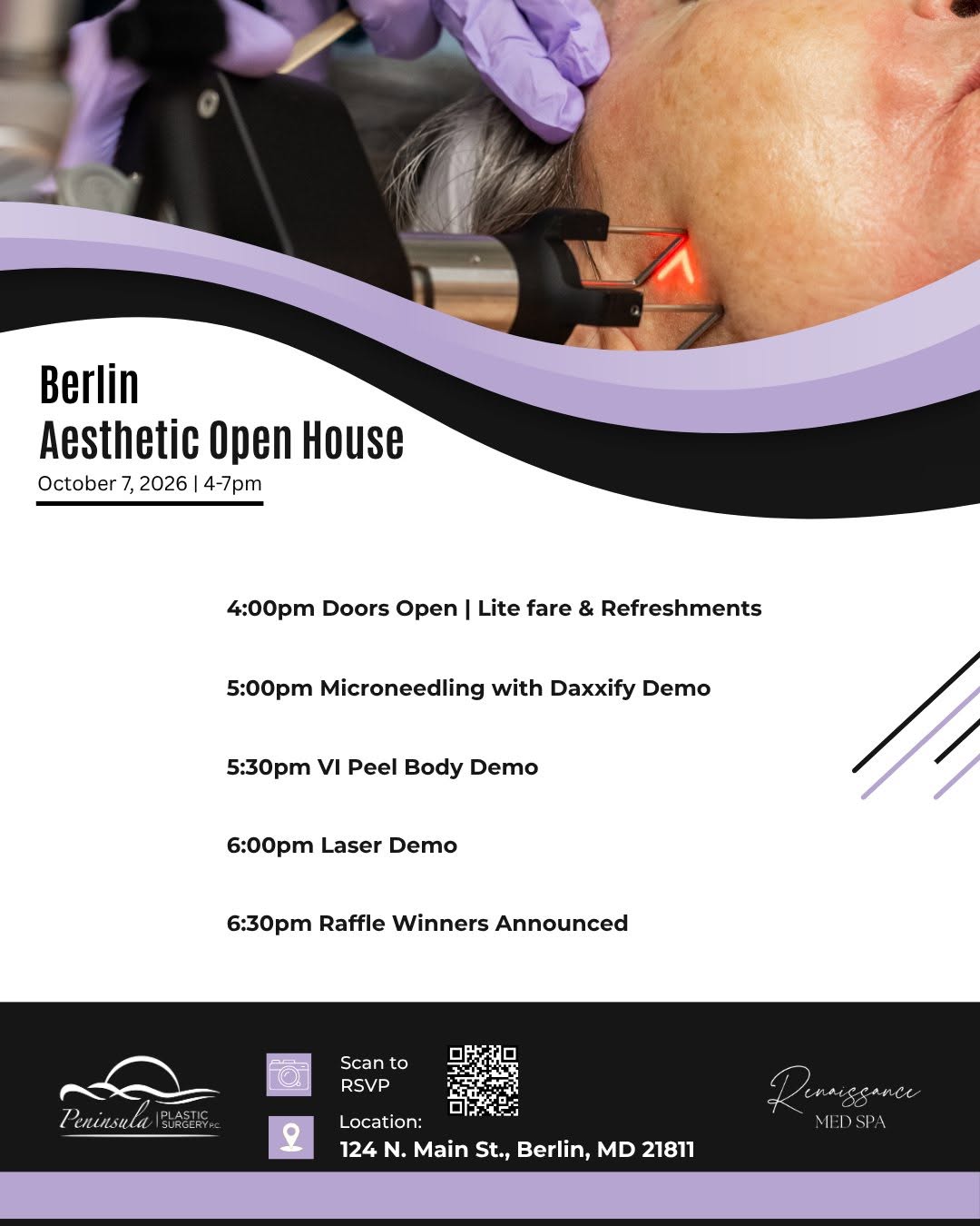 Instagram post by Dr. Vincent J. Perrotta: 📣 Our Berlin Aesthetic Open House is a little over a month away! Join our providers and estheticians from Renaissance Med Spa for a fun fil…