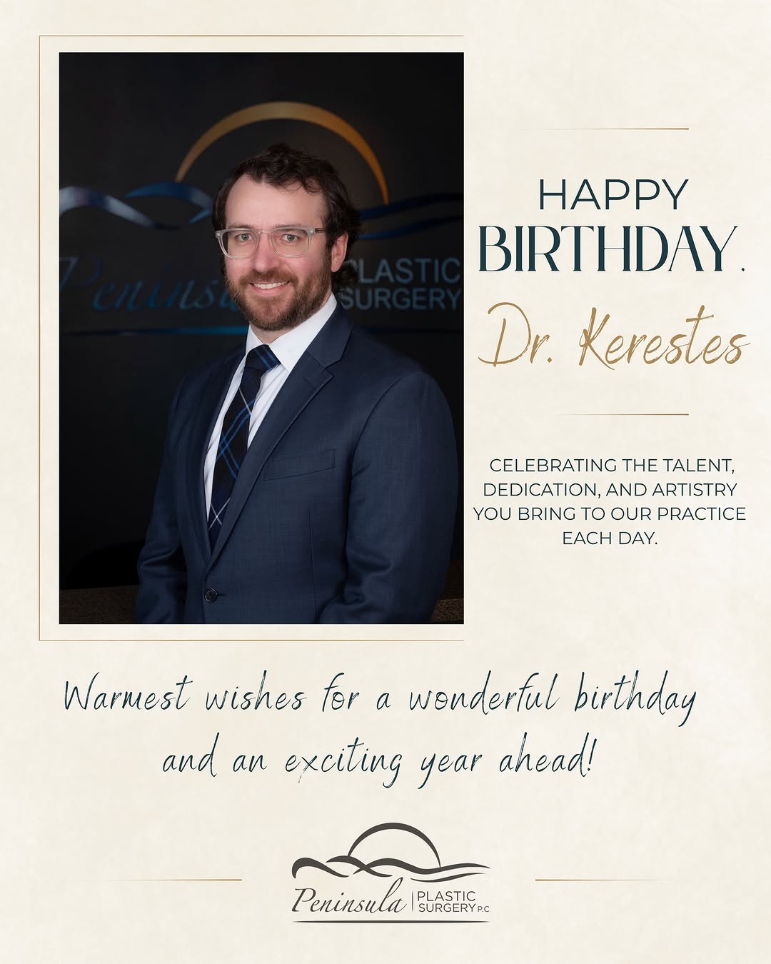 Instagram post by Dr. Vincent J. Perrotta: Happy Birthday Dr. Kerestes!