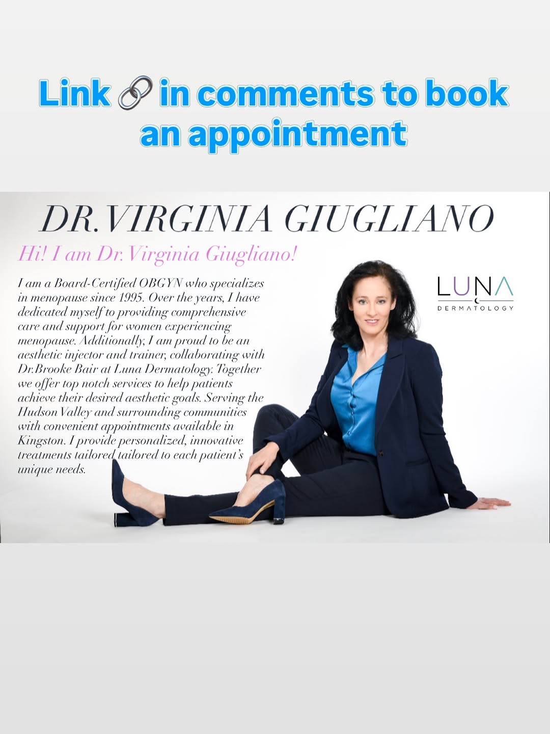 Instagram post by Dr. Virginia Giugliano