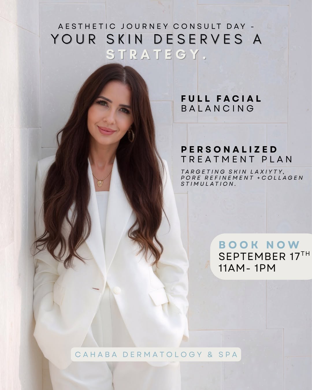 Instagram post by Dr. Vlada Groysman: ✨ TOMORROW ONLY | 11AM–1 PM ✨ Your Aesthetic Journey starts with a plan—and tomorrow, your consultation is completely COMPLIMENTARY! Your pe…