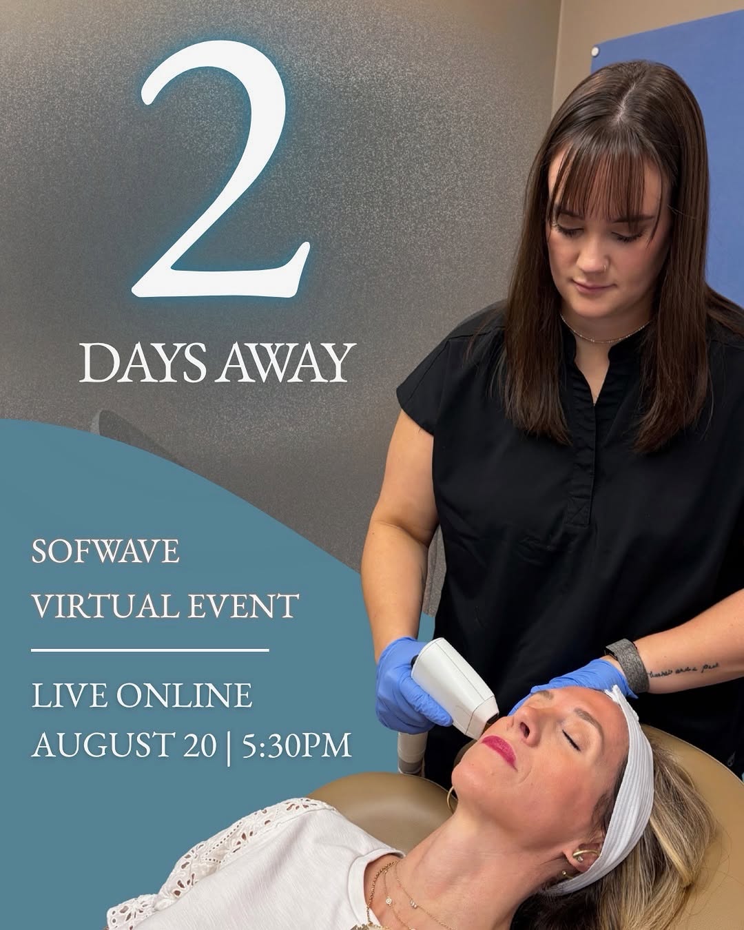 Instagram post by Dr. W. Cooper Scurry Jr.: Questions about Sofwave? 💬 In TWO DAYS, ask away in our LIVE Q&A! Cooper Scurry Facial Plastic Surgery is going live online on Thursday, Au…